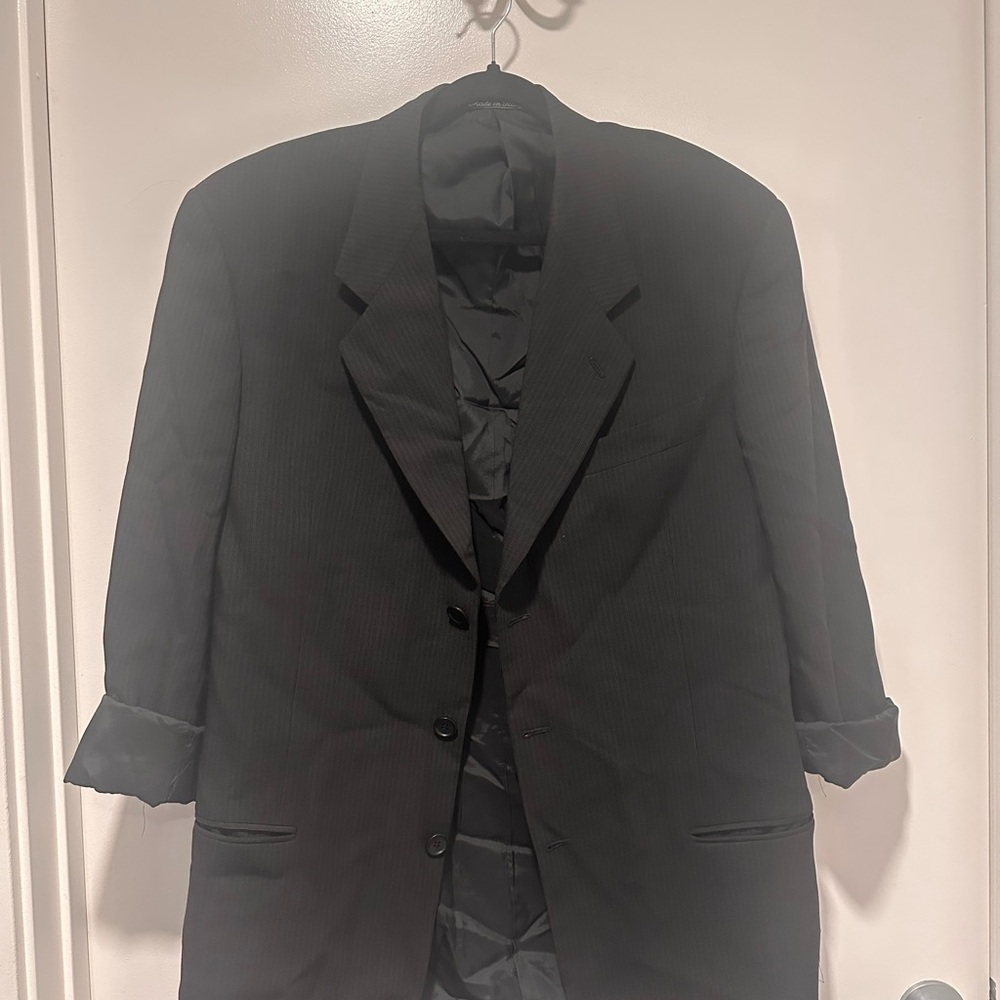 Giorgio Armani Charcoal Men's Suit Jacket
